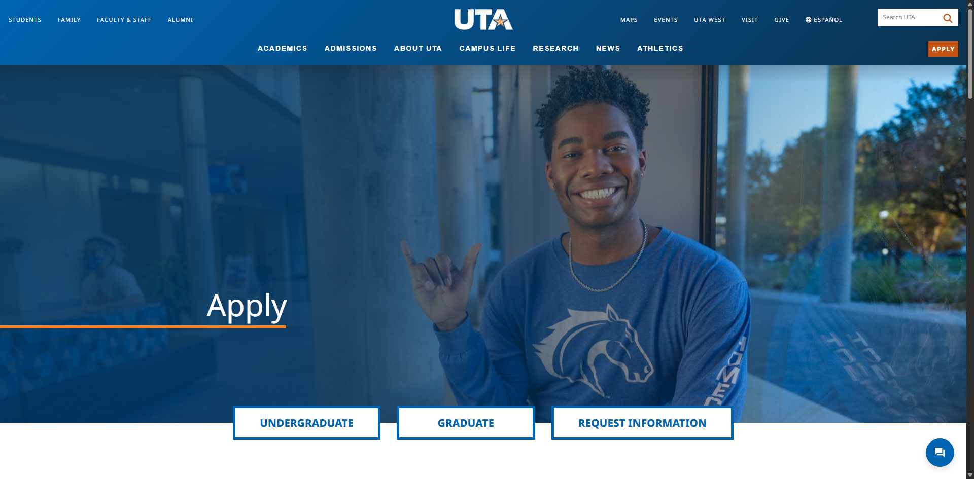 Apply UTA Screenshot